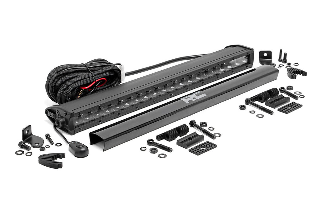 Rough Country 70720BL 20 Inch CREE LED Light Bar Single Row Black Series Rough Country - Truck Part Superstore