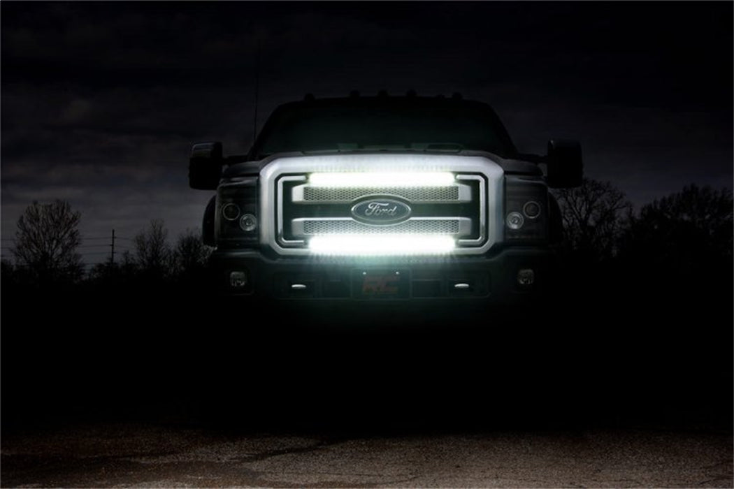 Rough Country 70770 Ford F-250/F-350 30 Inch Black Series Cree LED Grille Kit Single For 11-16 Ford F-250/F-350 Rough Country - Truck Part Superstore
