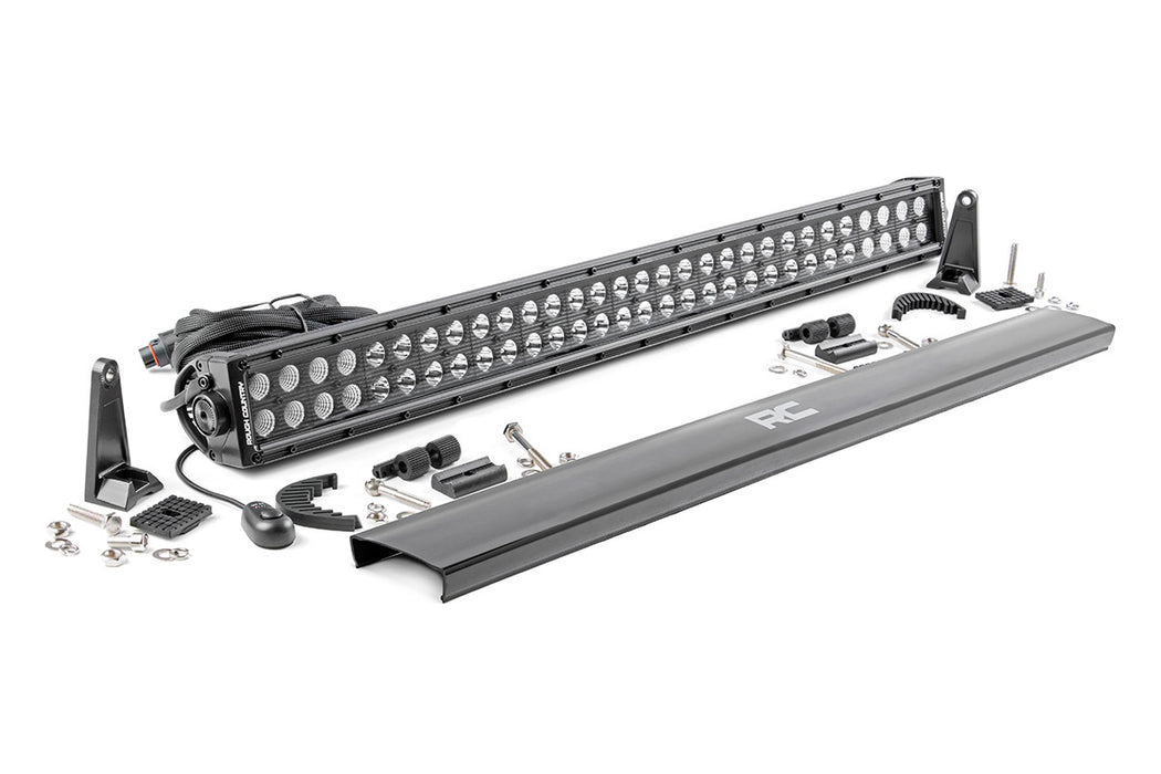 Rough Country 70930BL 30 Inch CREE LED Light Bar Dual Row Black Series Rough Country - Truck Part Superstore