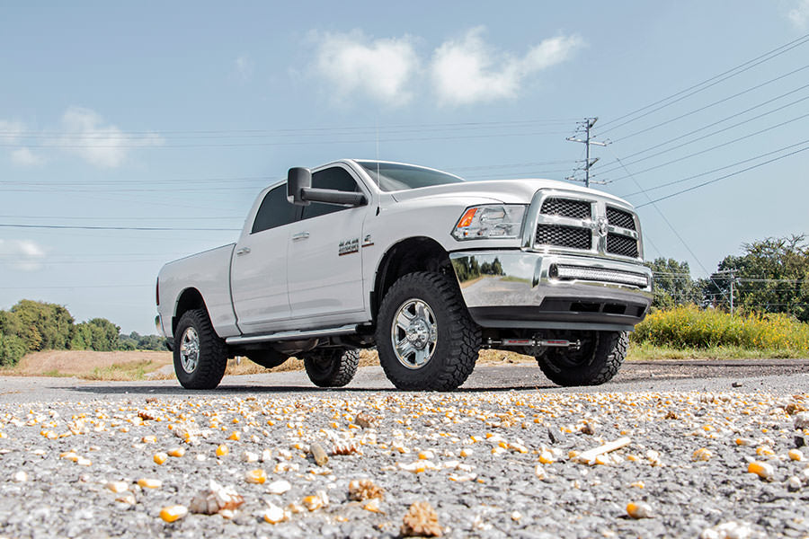 Rough Country 70570CD Dodge 40-inch Curved LED Light Bar Hidden Bumper Kit w/Chrome Series DRL LED For 10-18 Ram 2500/3500 Rough Country - Truck Part Superstore