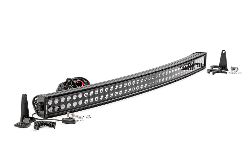 Rough Country 72940BL 40 Inch Curved CREE LED Light Bar Dual Row Black Series Rough Country - Truck Part Superstore