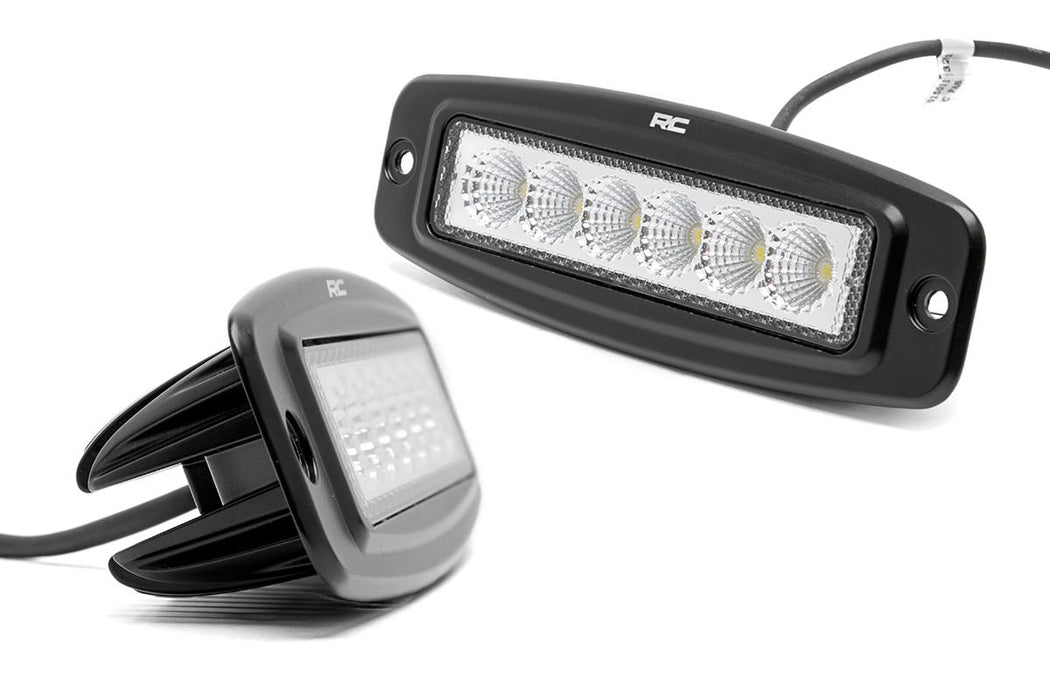 Rough Country 70916 6 Inch Flush Mount LED Light Bars Pair Rough Country - Truck Part Superstore