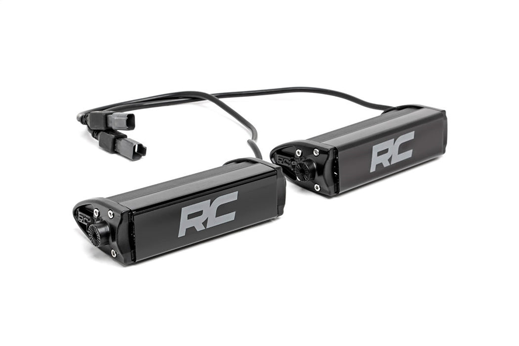 Rough Country 70706 6 Inch CREE LED Light Bars Pair Chrome Series Rough Country - Truck Part Superstore