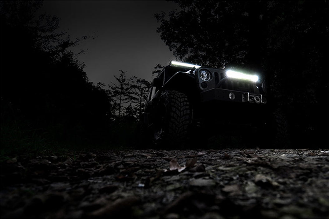 Rough Country 70920D 20-Inch Cree LED Light Bar - Dual Row Chrome Series w/ Cool White DRL Rough Country - Truck Part Superstore