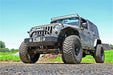 Rough Country 70504BL Jeep 50-Inch Straight LED Light Bar Upper Windshield Kit w/ 50 Inch Black Series LED Light 07-18 Wrangler JK Rough Country - Truck Part Superstore