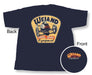 Weiand 10002-XLWND Weiand Retro T-Shirt; Weiand Retro Artwork; Navy Blue; Short Sleeve; X-Large; - Truck Part Superstore