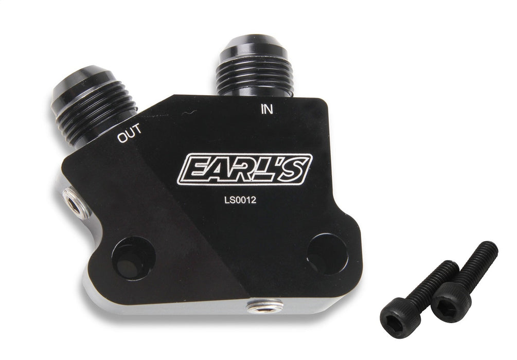 Earl's Performance LS0012ERL Engine Oil Cooler Adapter - Truck Part Superstore