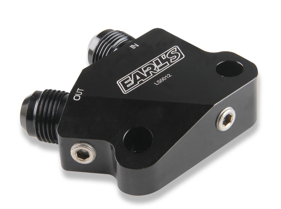 Earl's Performance LS0012ERL Engine Oil Cooler Adapter - Truck Part Superstore