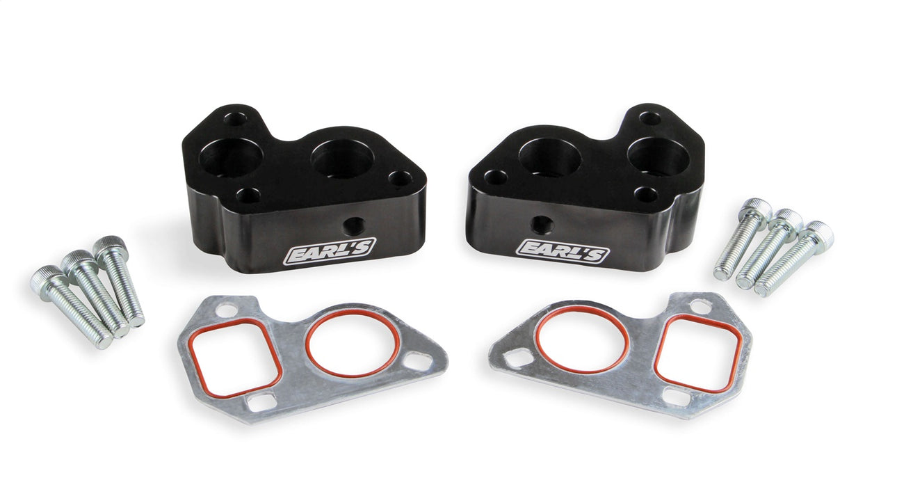 Earl's Performance LS0022ERL Water Pump Adapter Kit; w/12AN O-Ring Ports; - Truck Part Superstore