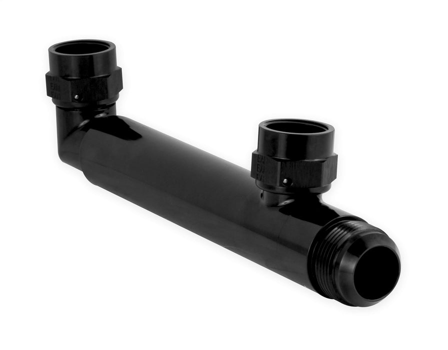 Earl's Performance LS0035ERL Water Crossover Tube; Adjustable; 2x-12 To 16; - Truck Part Superstore