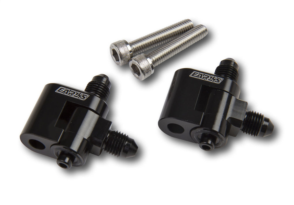 Earl's Performance LS9805ERL Steam Vent Adapter Fitting; LS Vent to -4AN Dual Out; One Pair; - Truck Part Superstore