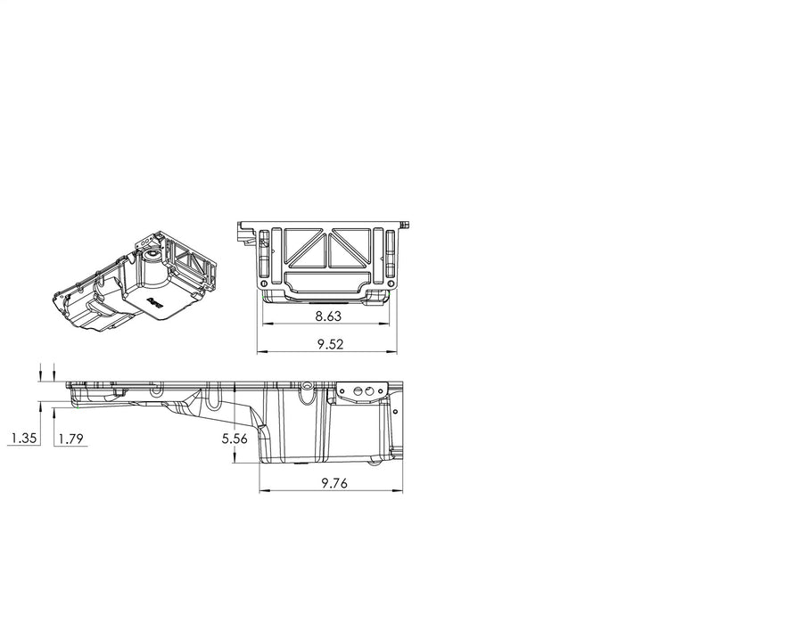 Holley 302-20 GM LT Retro-Fit Oil Pan - Truck Part Superstore