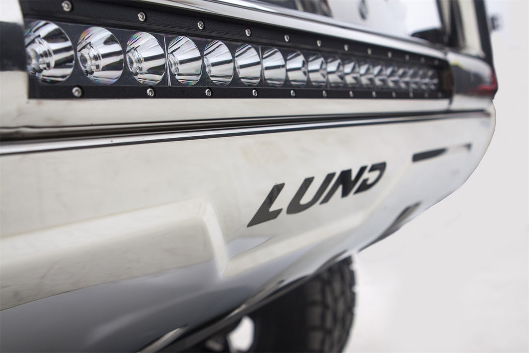 Lund 47021201 Bull Bar w/Light And Wiring; Stainless Steel; - Truck Part Superstore