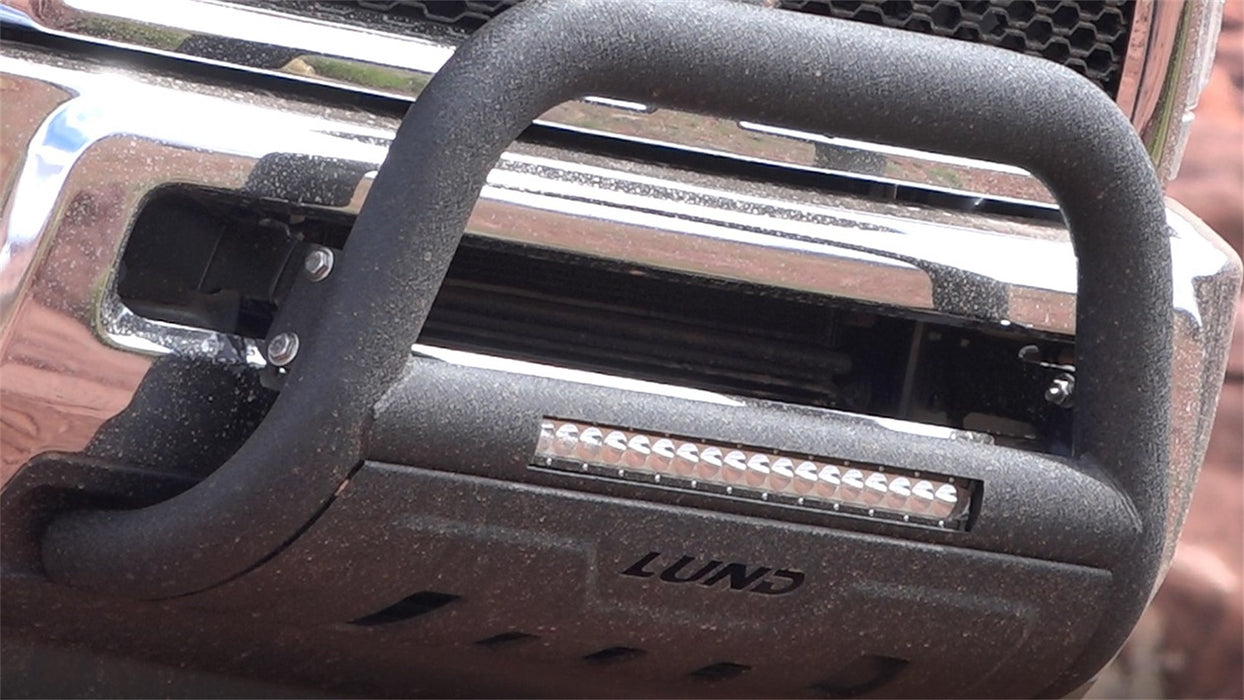 Lund 47121221 Bull Bar w/Light And Wiring; Black; - Truck Part Superstore