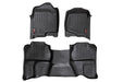 Rough Country M-20712 Heavy Duty Floor Mats Front/Rear-07-13 Silverado/Sierra 07-14 HD Ext. Cab Bucket Seats Rough Country - Truck Part Superstore