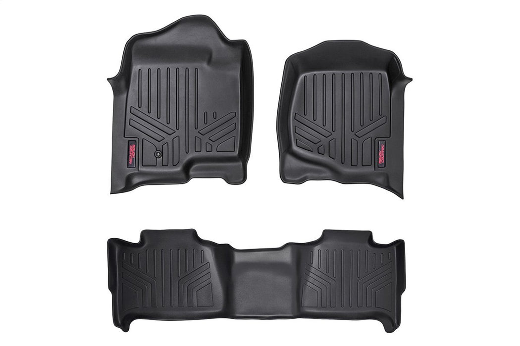 Rough Country M-20715 Heavy Duty Floor Mats Front/Rear-07-13 Chevrolet Tahoe Rough Country - Truck Part Superstore