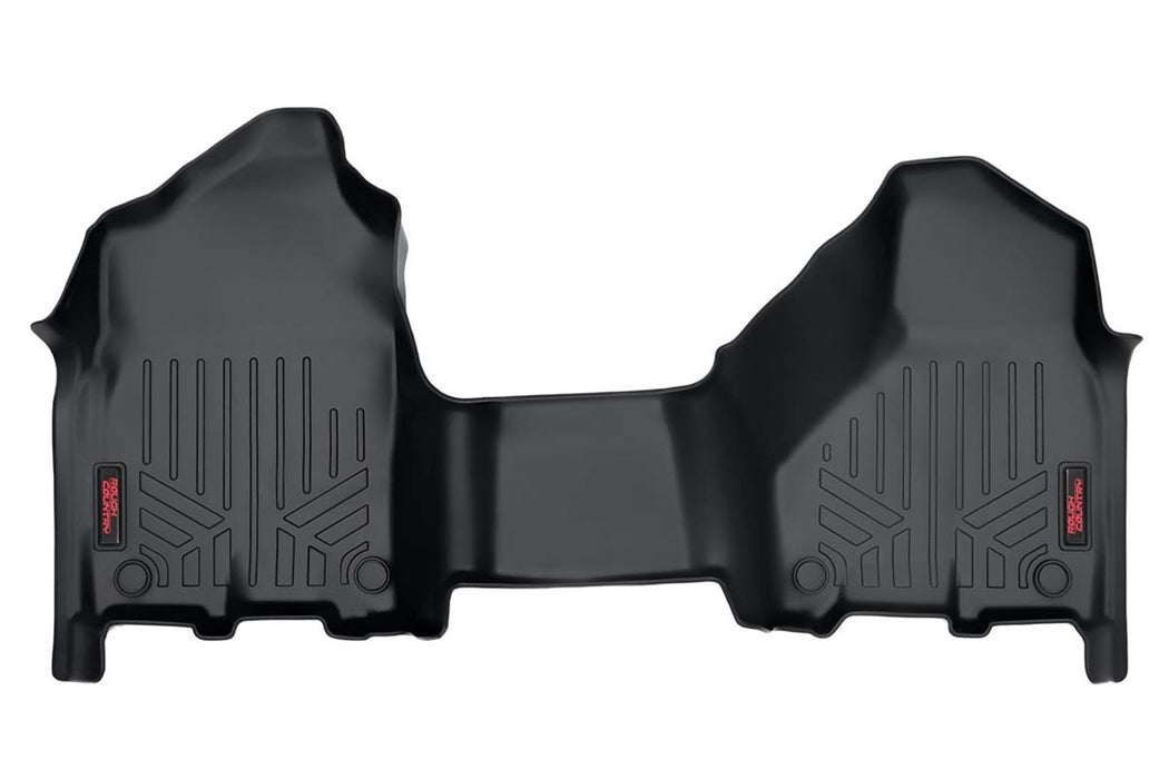Rough Country M-3153 Heavy Duty Floor Mats Front - 19-20 Dodge Ram 2500 Crew Cab Bench Seats Rough Country - Truck Part Superstore