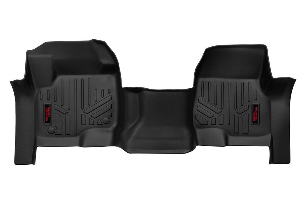 Rough Country M-5117 Heavy Duty Floor Mats Front-17-20 Ford Super Duty Bench Seats Rough Country - Truck Part Superstore