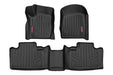 Rough Country M-60300 Heavy Duty Floor Mats Front/Rear-13-20 Jeep Grand Cherokee WK2 w/Factory Hook Style Floormat Connector Rough Country - Truck Part Superstore