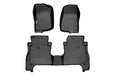 Rough Country M-61505 Heavy Duty Floor Mats Front & Rear w/o Under Seat Lockable Storage-20 Gladiator JT Rough Country - Truck Part Superstore