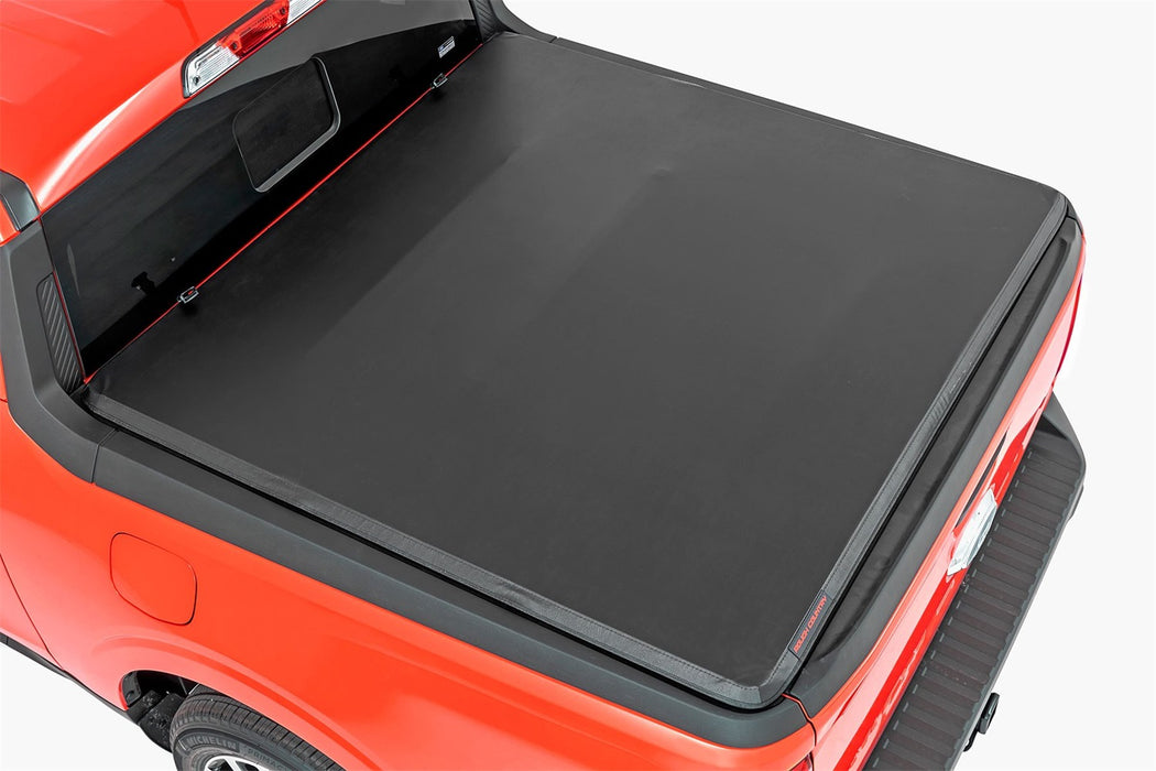 Rough Country RC44534600 Bed Cover Tri Fold 4.6 Foot Bed 22 Ford Maverick 4WD Rough Country - Truck Part Superstore