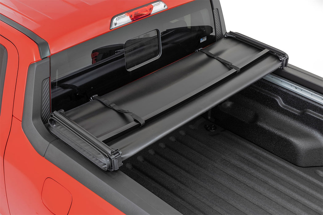 Rough Country RC44534600 Bed Cover Tri Fold 4.6 Foot Bed 22 Ford Maverick 4WD Rough Country - Truck Part Superstore
