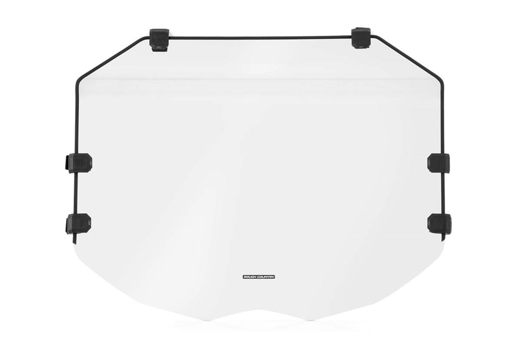 Rough Country 98172030 Can-Am Scratch Resistant Full Windshield 17-20 Maverick X3 Rough Country - Truck Part Superstore