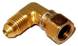 NOS/Nitrous Oxide System 17535NOS Pipe Fitting AN Swivel; -4AN Male -4AN Female; Swivel 90 deg.; - Truck Part Superstore