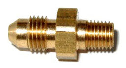 NOS/Nitrous Oxide System 17944NOS Pipe Fitting Straight 180 Degree Flow; -3AN - 1/16 in. NPT; Brass; - Truck Part Superstore
