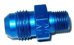 NOS/Nitrous Oxide System 17985NOS Pipe Fitting Straight 180 Degree Flow; -6AN - 1/8 in. NPT; Blue; - Truck Part Superstore