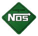 NOS/Nitrous Oxide System 19205NOS NOS Decal; Racing; 4 in. x 4 in.; Green; - Truck Part Superstore