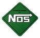 NOS/Nitrous Oxide System 19205NOS NOS Decal; Racing; 4 in. x 4 in.; Green; - Truck Part Superstore
