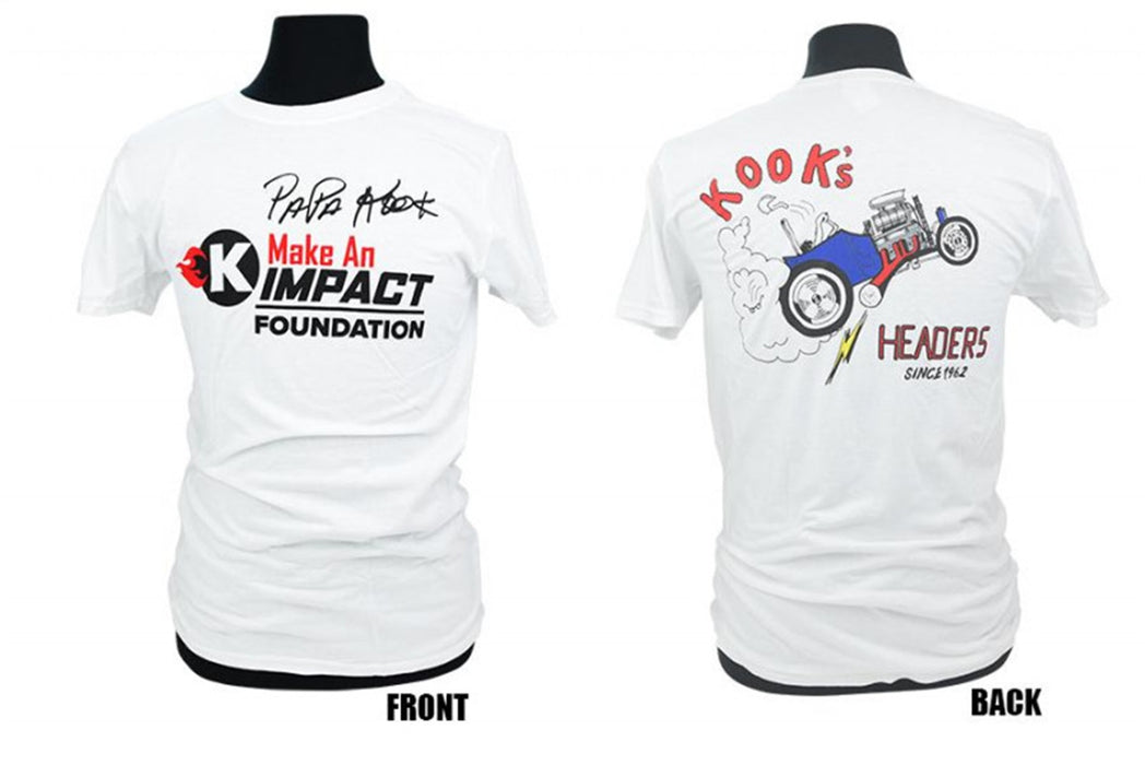 Kooks Custom Headers TS-100649-00 Papa Kook Foundation Men s T-Shirt-Small - Truck Part Superstore