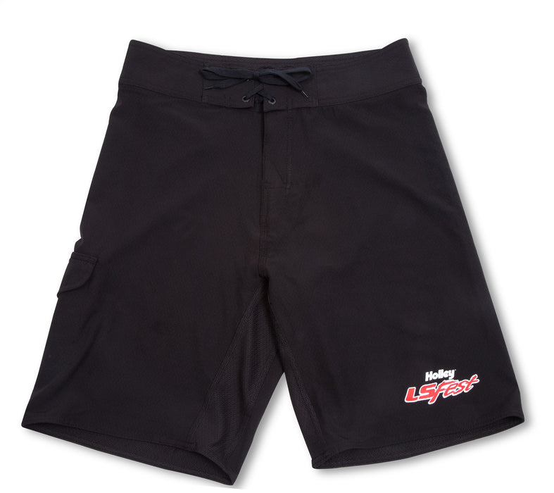 Holley 10189-30HOL LS Fest Mens Swim Shorts; 30 Waist; Black; [Available While Supplies Last]; - Truck Part Superstore