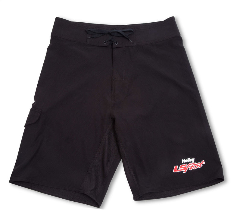 Holley 10189-40HOL LS Fest Mens Swim Shorts; 40 Waist; Black; [Available While Supplies Last]; - Truck Part Superstore