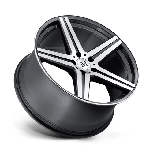 Mandrus 1895MAE255112G66 MNMAE 18X9.5 5X112 GNMTL MIR-FCLP 25MM - Truck Part Superstore