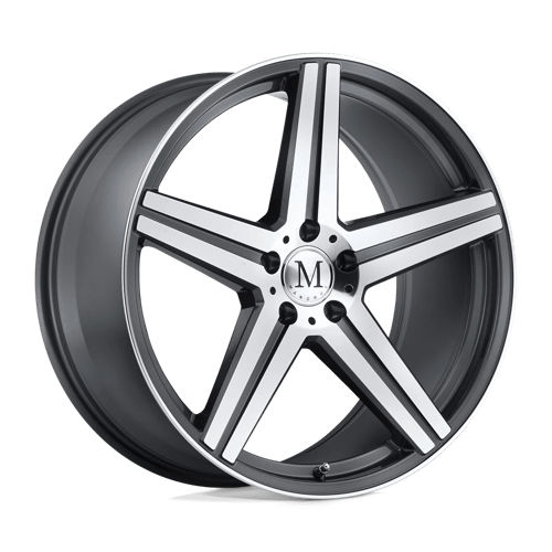 Mandrus 1895MAE255112G66 MNMAE 18X9.5 5X112 GNMTL MIR-FCLP 25MM - Truck Part Superstore