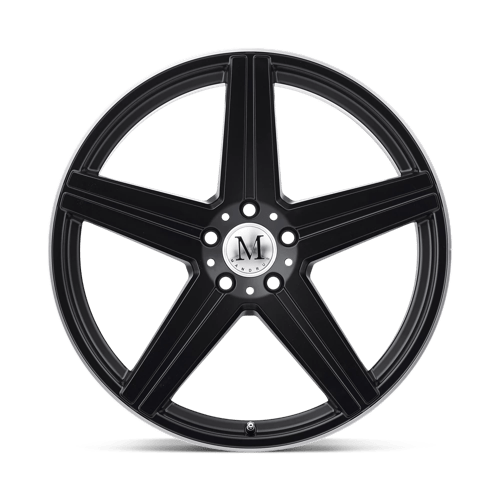 Mandrus 1895MAE505112M66 MNMAE 18X9.5 5X112 M-BLK MCH-LP 50MM - Truck Part Superstore