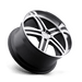 Mandrus 2205MAH425112B66 MNMAH 22X10.5 5X112 GNMTL MIR-FCLP 42MM - Truck Part Superstore