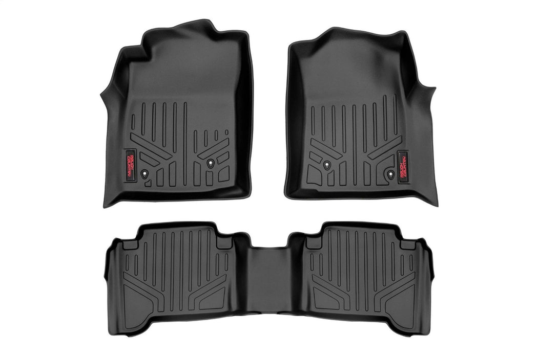 Rough Country M-75113 Floor Mats Front and Rear Toyota Tacoma 2WD/4WD (2005-2011) Rough Country - Truck Part Superstore
