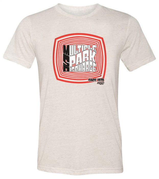 MSD 10168-3XMSD T-Shirt; MSD Cream Tee w/Since 1970 Logo; XXX-Large; - Truck Part Superstore