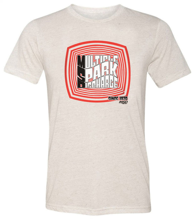 MSD 10168-XLMSD T-Shirt; MSD Cream Tee w/Since 1970 Logo; X-Large; - Truck Part Superstore