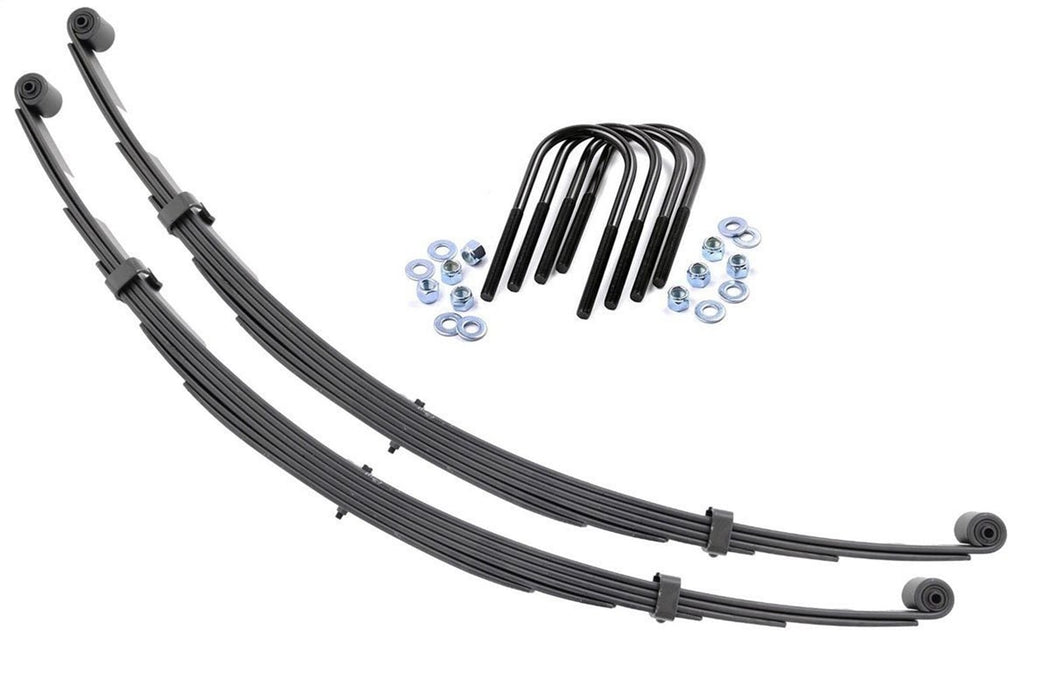 Rough Country 8040Kit Rear Leaf Springs 2.5 Inch Lift Pair 71-80 International Scout II Rough Country - Truck Part Superstore