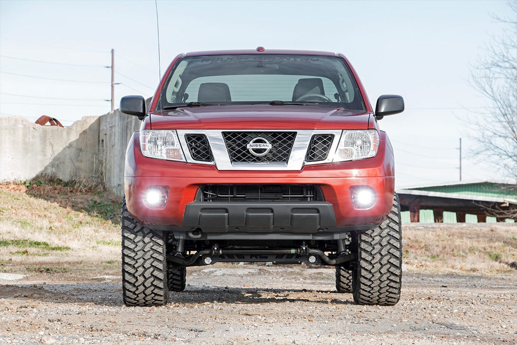 Rough Country 71023 Nissan LED Fog Light Kit Black Series 05-19 Frontier Rough Country - Truck Part Superstore