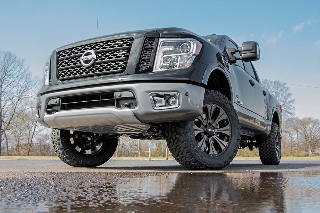 Rough Country 83431 3 Inch Lift Kit N3 Struts and Shocks 17-21 Nissan Titan 4WD Rough Country - Truck Part Superstore