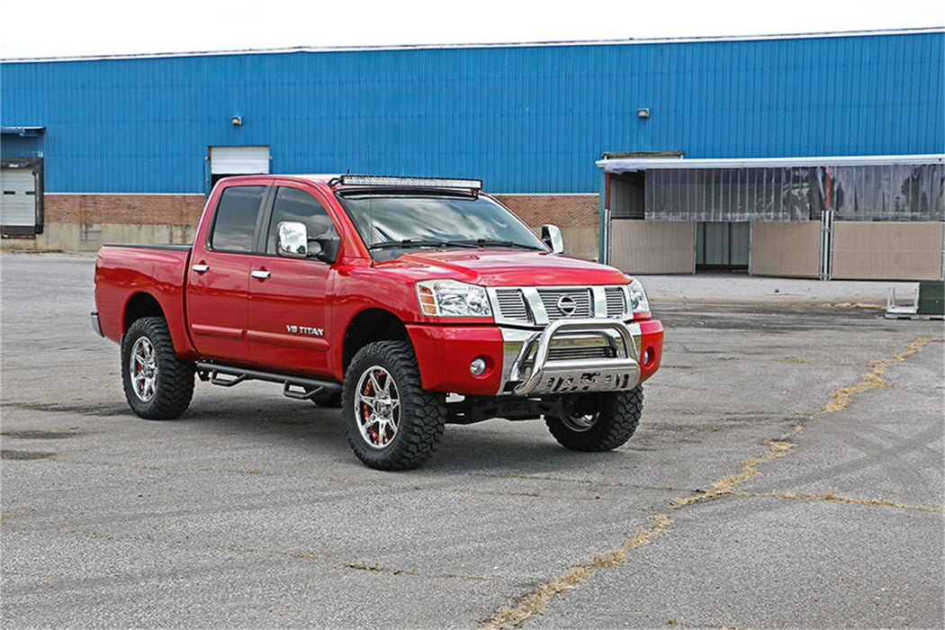Rough Country 874.20 Suspension Lift Kit w/Shocks; 4 in. Lift; - Truck Part Superstore