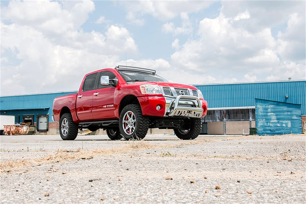 Rough Country 874.20 Suspension Lift Kit w/Shocks; 4 in. Lift; - Truck Part Superstore