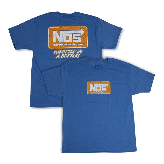 NOS/Nitrous Oxide System 19071-XXLNOS T-Shirt; NOS Logo; Blue; Unisex XX-Large; - Truck Part Superstore