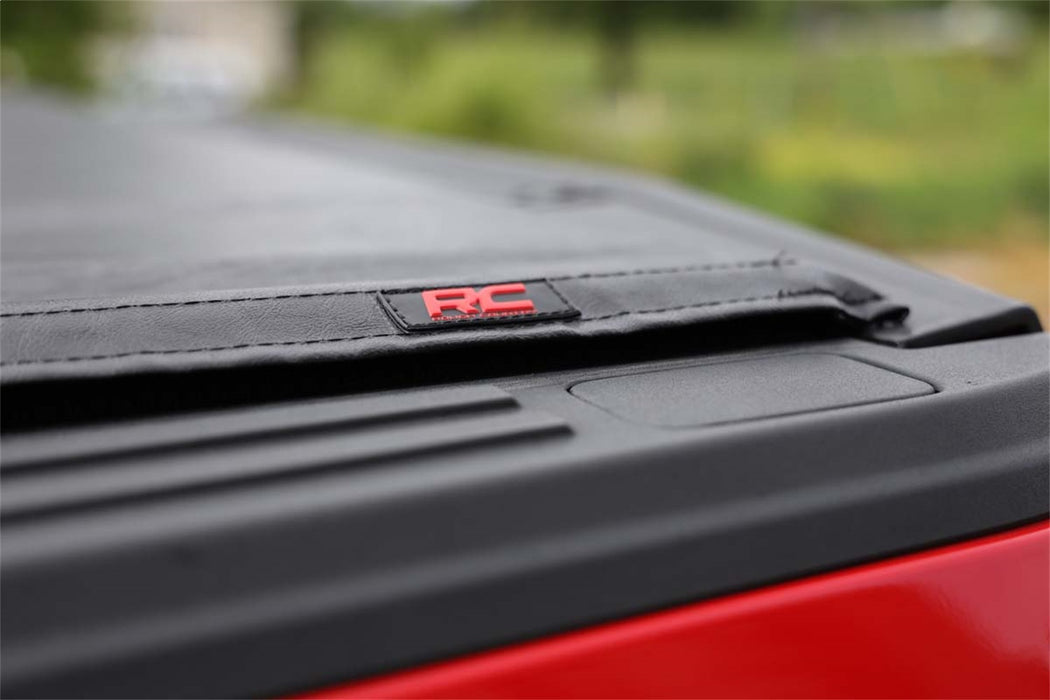 Rough Country 48517650 Soft Roll Up Bed Cover 6.10  Foot Bed 17-22 Ford Super Duty 2WD/4WD Rough Country - Truck Part Superstore