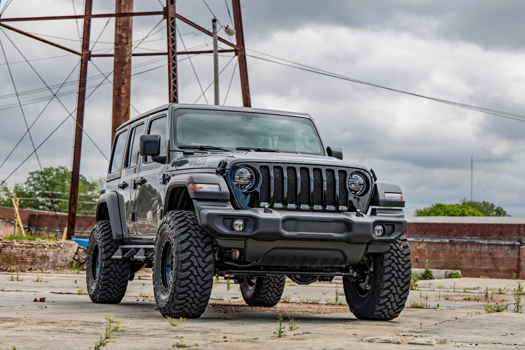 Rough Country 78230 3.5 Inch Jeep Suspension Lift Kit Stage 2 Coils and Adj. Control Arms For 2020 Wrangler JL Diesel Rough Country - Truck Part Superstore